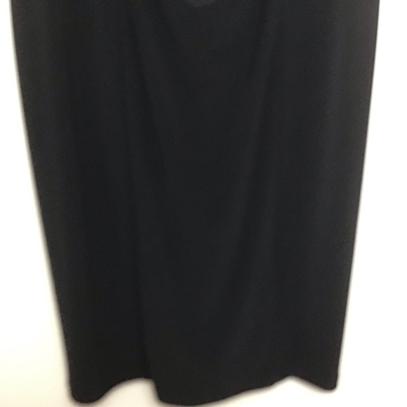 Joseph Ribkoff black dress silky sleeveless bodycon contemporary classic chic 8 - Picture 8 of 15